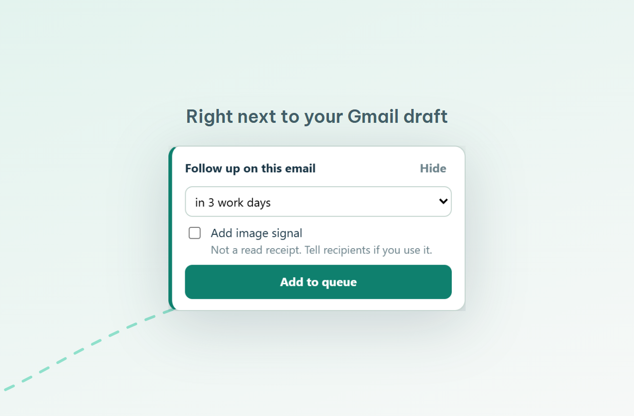 The MailPilot panel next to a Gmail draft